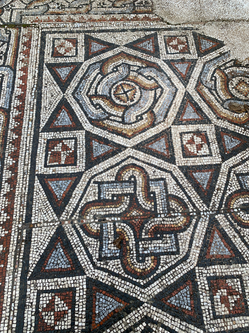 Mosaic floor in the Sardis Synagogue