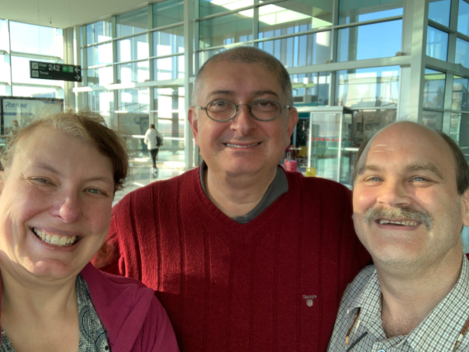 Selfie with Toplum at Izmir Airport