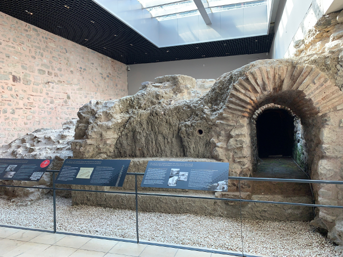 Ruins of the Hippodrome stadium seating