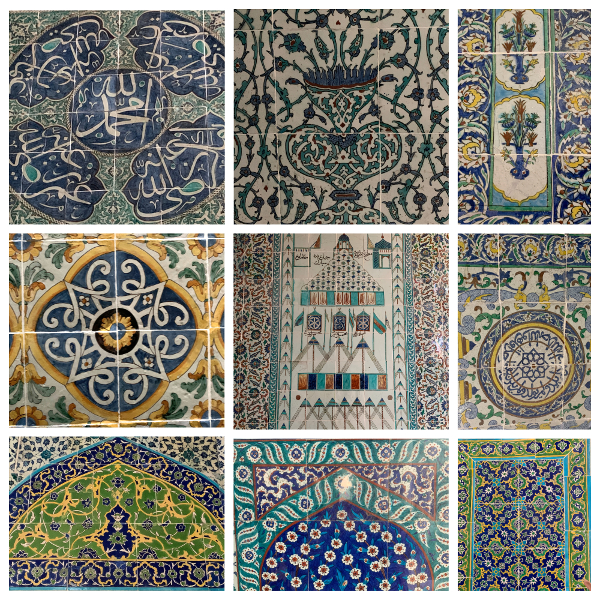 Tiles within Topkapi Palace Harem